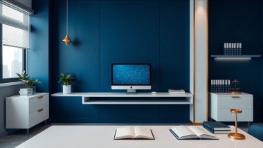 Nowoczesne biuro prawnicze z technologią AI.